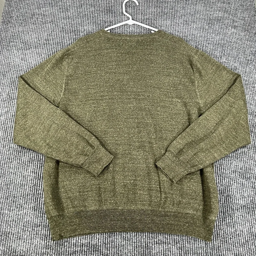 Polo Ralph Lauren Sweater Mens 2XL XXL Green Long Sleeve Crew Neck Casual Soft
